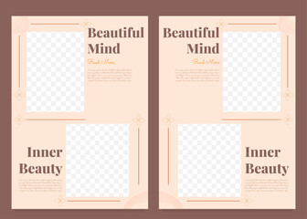 beautiful mind flyer template collection