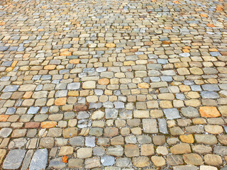 Stones background and texture.
Patterned paving stone floor sunface.checkered floor.