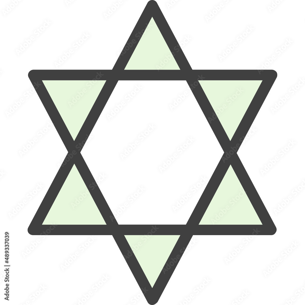 Poster star of david icon