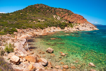 Sardegna, Cala Sa Figu, nei pressi di Muravera, in Italia, Europa 