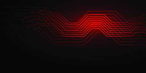 Abstract background of red lights