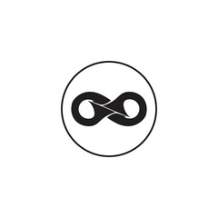 Infinity Design Vector icon illustration Logo template symbol