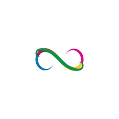 Infinity Design Vector icon illustration Logo template symbol