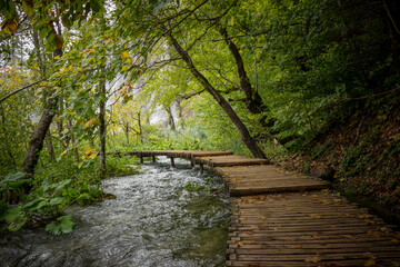 waterfall plitvice in Croatia