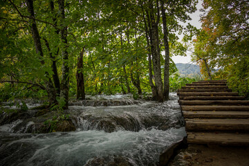 waterfall plitvice in Croatia