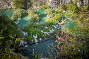 waterfall plitvice in Croatia