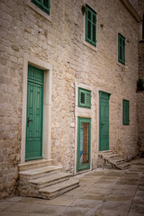 Typical city in Croatia