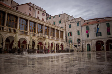 Typical city in Croatia