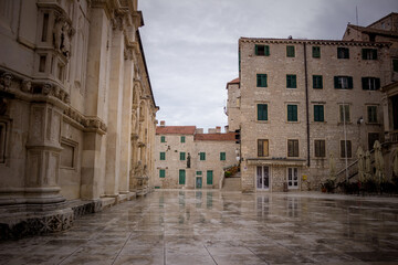Typical city in Croatia