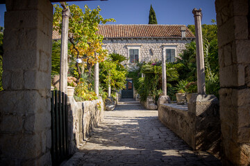 Croatia landscape house