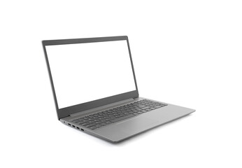 Laptop isolated on white background with clipping path