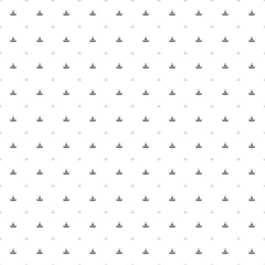 Square seamless background pattern from black download symbols are different sizes and opacity. The pattern is evenly filled. Vector illustration on white background