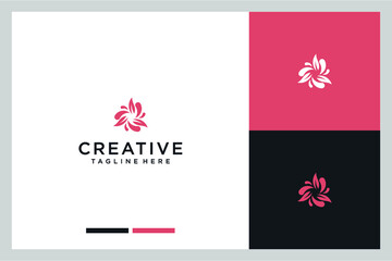Obraz na płótnie Canvas flower logo design
