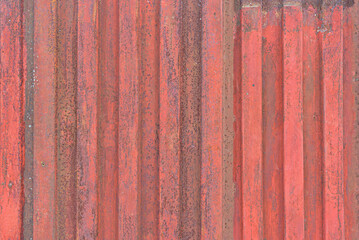 red grunge metal background with copy space