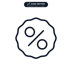 discount icon symbol template for graphic and web design collection logo vector illustration