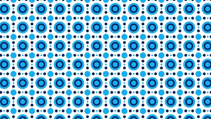 Blue circle tessellation for wallpapers with different shades of blue