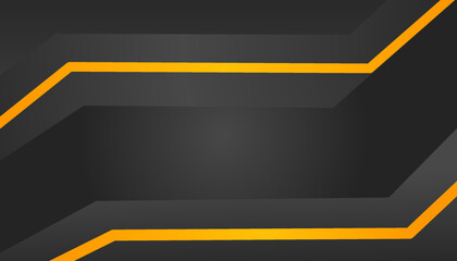 Gray black background with gold stripes ornament