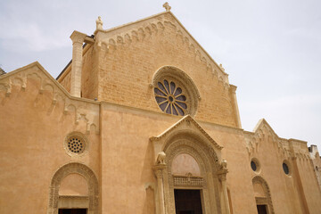 Fototapeta na wymiar Santa Caterina d Alessandria church, basilica in Galatina, Apulia