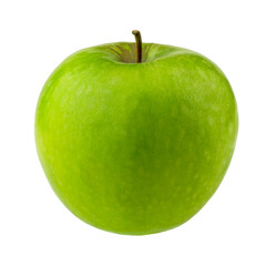 Green apple isolated on white background, Full Depth of Field.