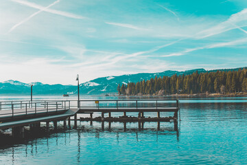 Obraz premium Steg am See