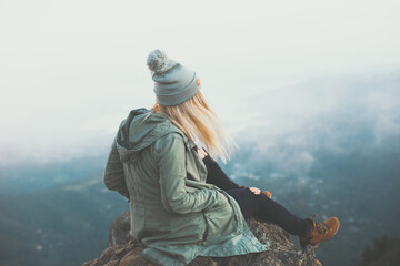 Frau outdoor