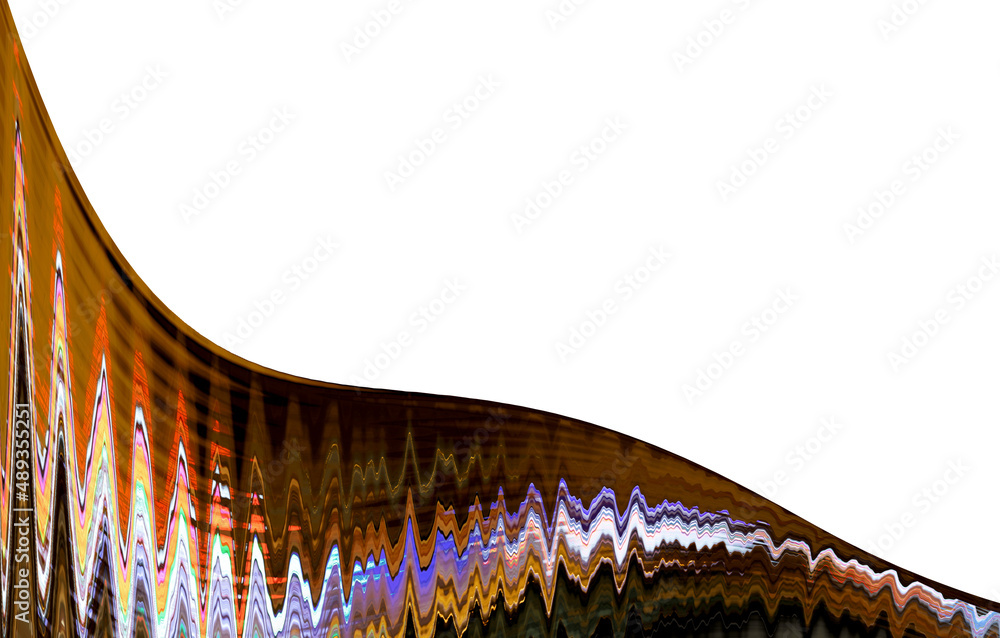 Poster abstract colorful wave background with line