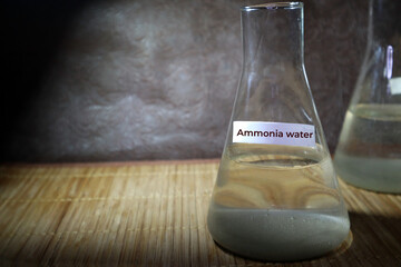 Ammonia water danger chemical in factory