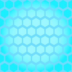 Background of light blue diamond shapes with gradient color look similar to tech theme, seamless pattern
