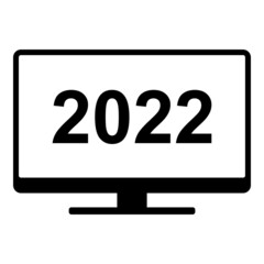 Jahr 2022 und Monitor