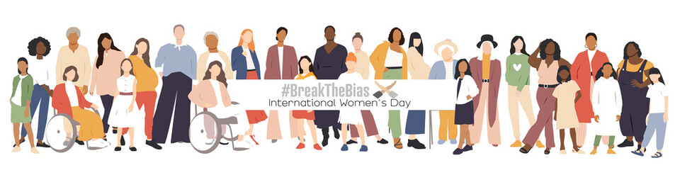 International Women's Day banner. #BreakTheBias