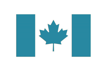 Flag of the Canada embroidery designs