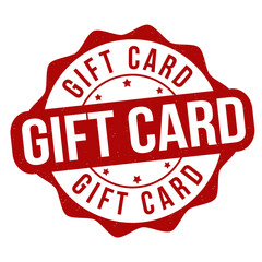 Gift card sign or stamp