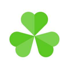 ハート型がかわいいクローバー・カタバミ・シャムロックのイメージ素材 - st. patrick's day のシンボル