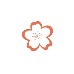 Fototapeta premium flower icon logo design template