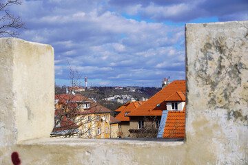 Obraz premium view of the town