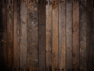Dark weathered grunge wooden planks texture background