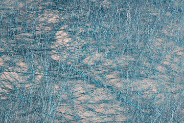 Naklejka premium Strange light Blue pattern on white Background. Abstract lines. Web or virus like pattern. 3D Rendering