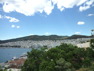 View of Kavala, Greece