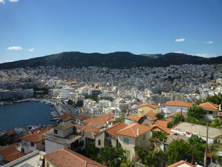 Fototapeta na wymiar View of Kavala, Greece