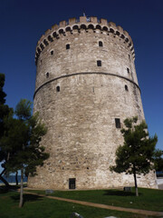 Fototapeta na wymiar White Tower of Thessaloniki, Greece