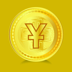 Obraz premium Digital Currency Symbol of Chinese Yuan