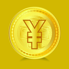 Digital Currency Symbol of Japanese Yen