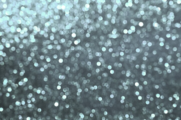 Trendy silver grey blurred and sparkling background