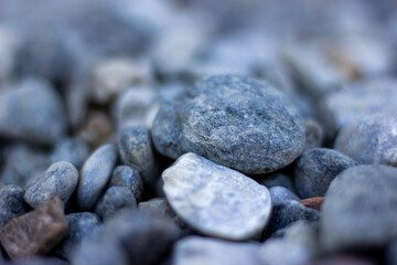 Fototapeta na wymiar pebbles by the sea