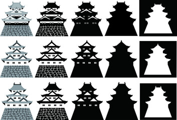 日本の城・天守・櫓 © ROKUDANDA