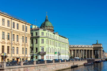 Fototapeta premium St. Petersburg, view from the Bank Bridge