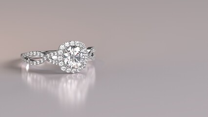 white gold engagement beautiful ring design