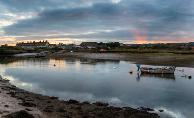 Fototapeta premium Dusk over the River Axe