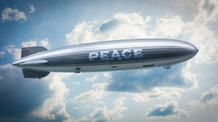 Fototapeta premium Street Sign to Peace