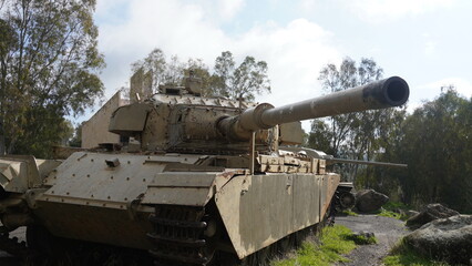 The Centurion the primary British Army main battle tank of the post-World War II period on display...